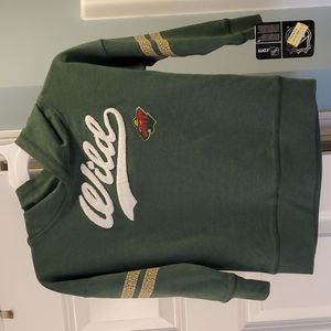 Minnesota Wild NHL Hoodie Girls XS 4/5 Brand New with Tags Hockey